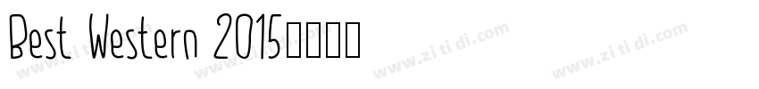 Best Western 2015字体转换